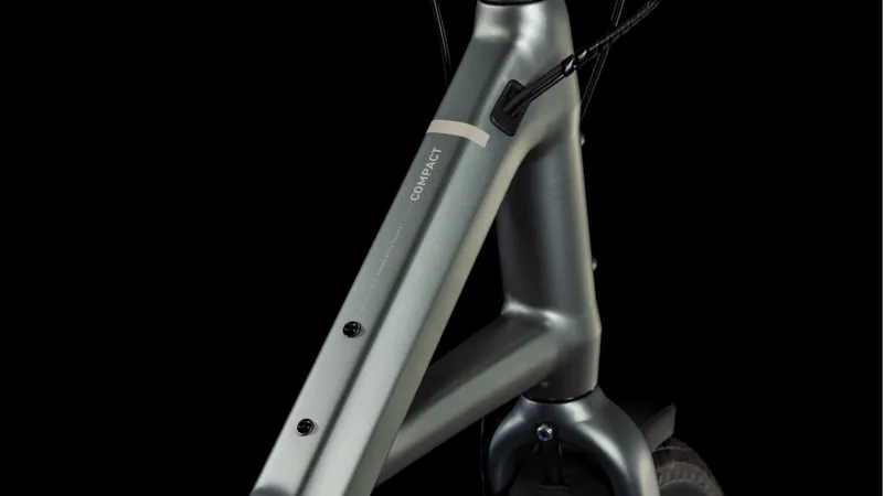 Cube Compact Hybrid Comfort 500 Electric Bike in Grey-1